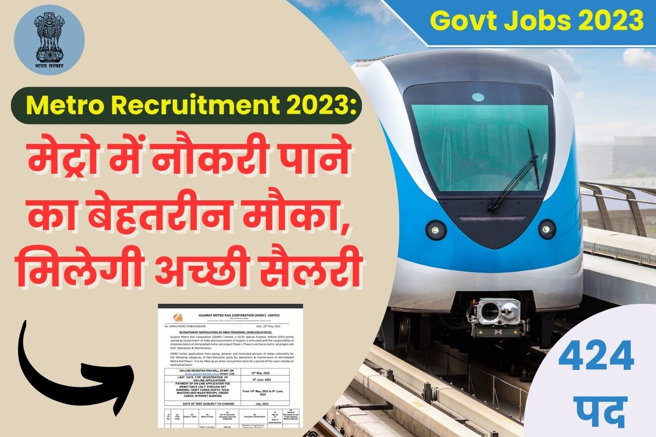 Govt Jobs 2023 metro