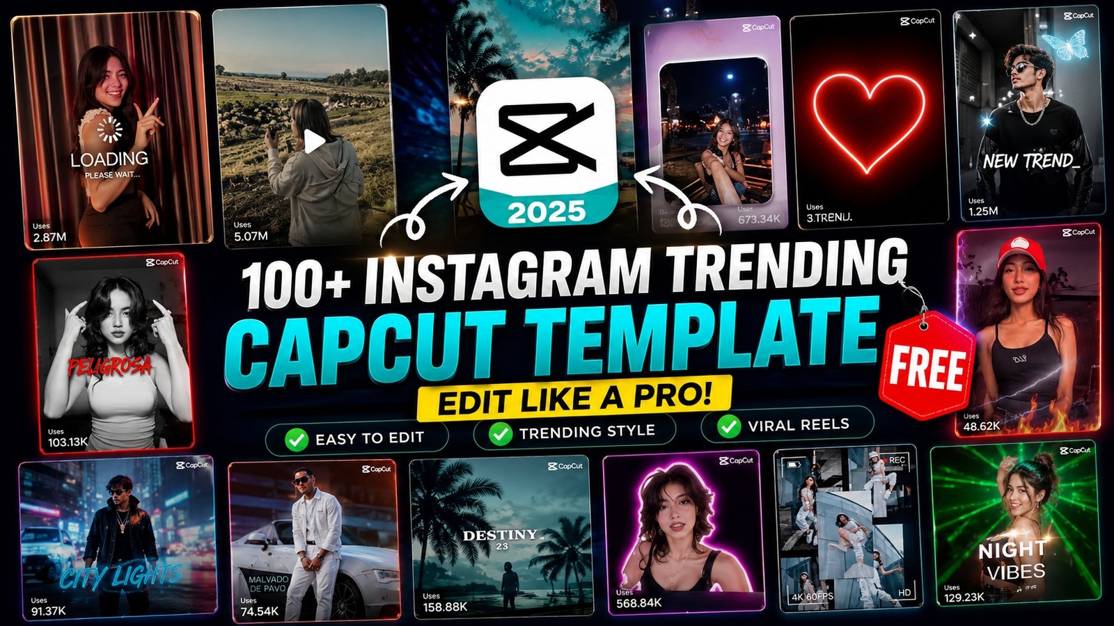 100+ Trending CapCut Templates 2026